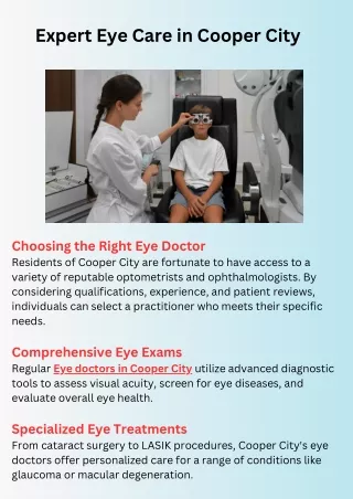 Expert Eye Care in Cooper City