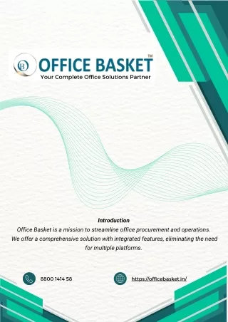 Bidding Portal for Small Business - OfficeBasket