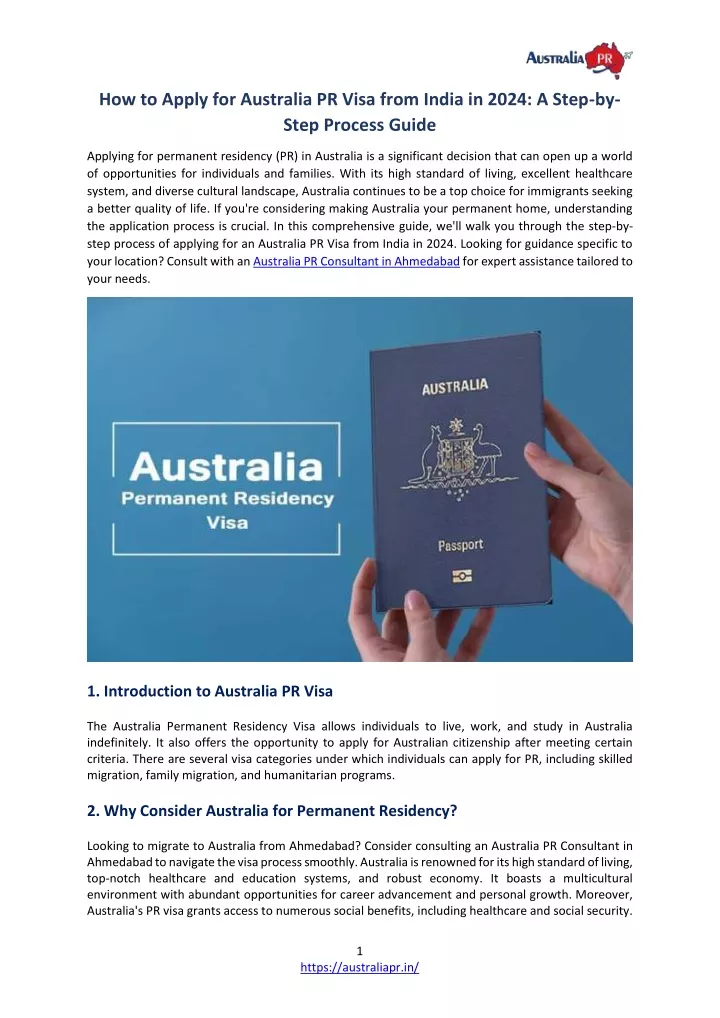 how to apply for australia pr visa from india