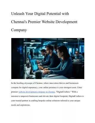 unleash your digital potential with