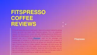 Fitspresso Coffee Reviews