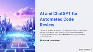 AI and ChatGPT for Automated Code Review &amp; Quality Assurance