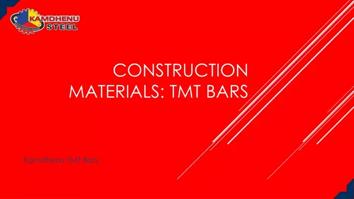 construction materials tmt bars