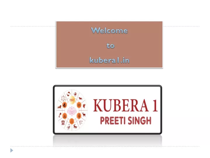 welcome to kubera1 in