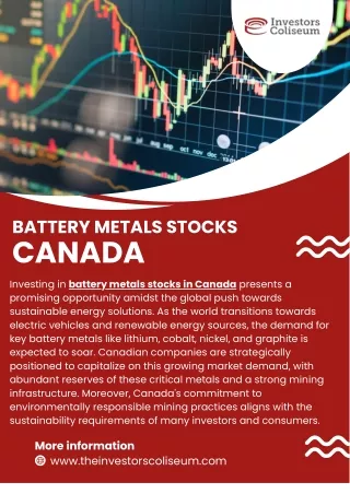 Battery metals stocks canada