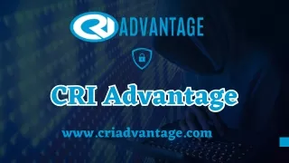 Cybersecurity Compliance – CRI Advantage