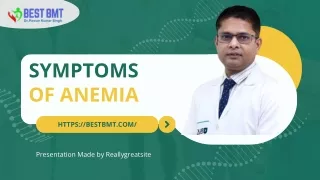 symptoms of Anemia