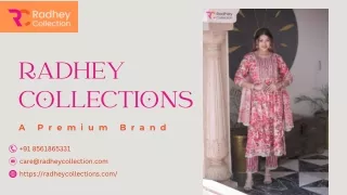 Explore the white black v-neck straight kurta pant set at RadheyCollections