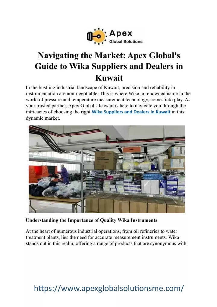 navigating the market apex global s guide to wika