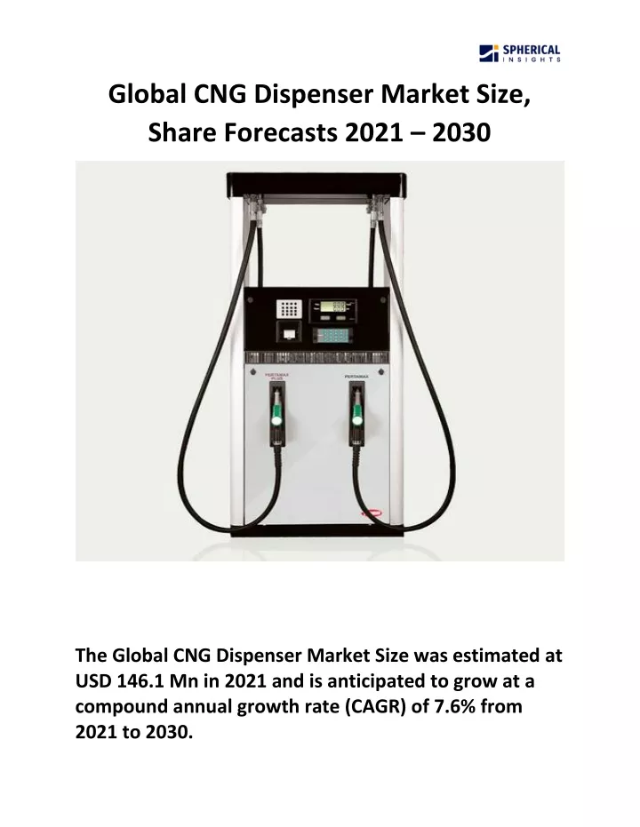 global cng dispenser market size share forecasts