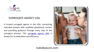 Surrogate Agency USA