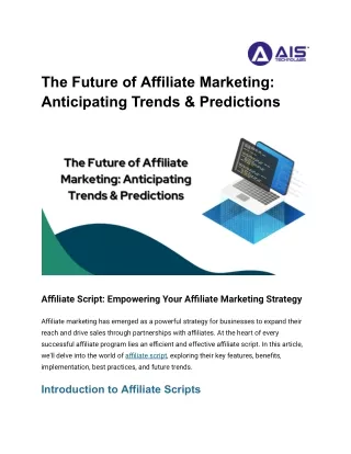 The Future of Affiliate Marketing_ Anticipating Trends & Predictions