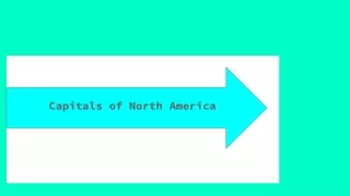 Capitals of North America