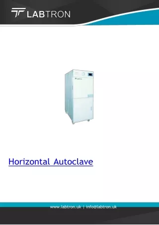 horizontal autoclave