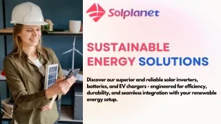 Sustainable Energy Solutions: A Path to a Greener World
