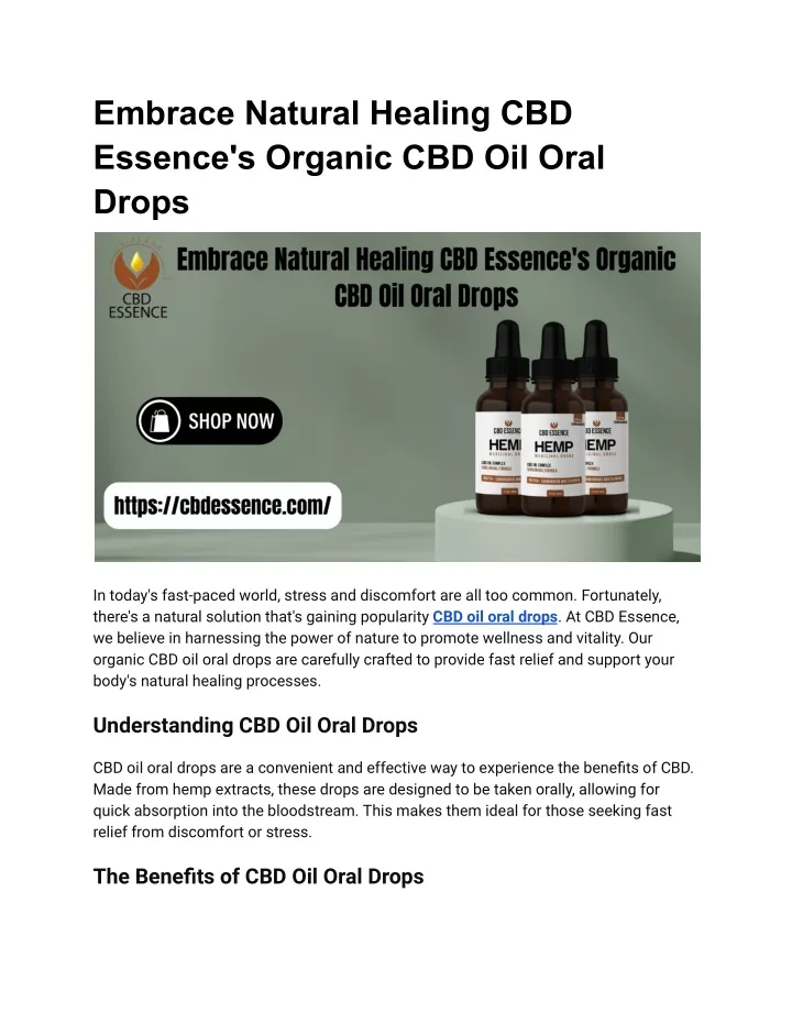 embrace natural healing cbd essence s organic