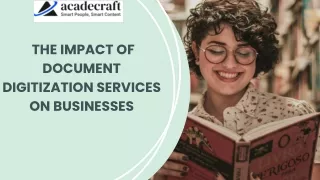 the Impact of Document Digitization services on businesses