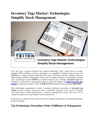 inventory tags market technologies simplify stock