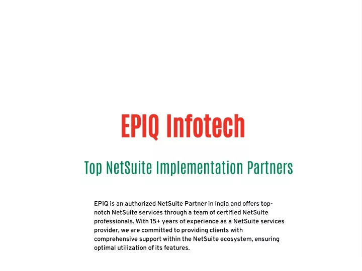 epiq infotech