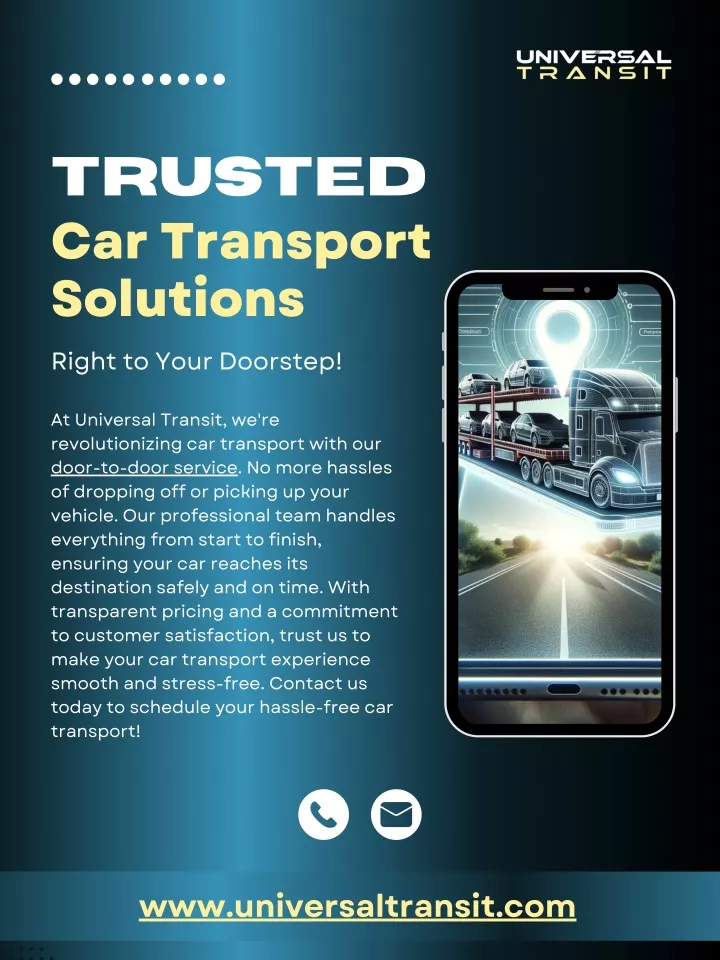 trusted car transport solutions right to your