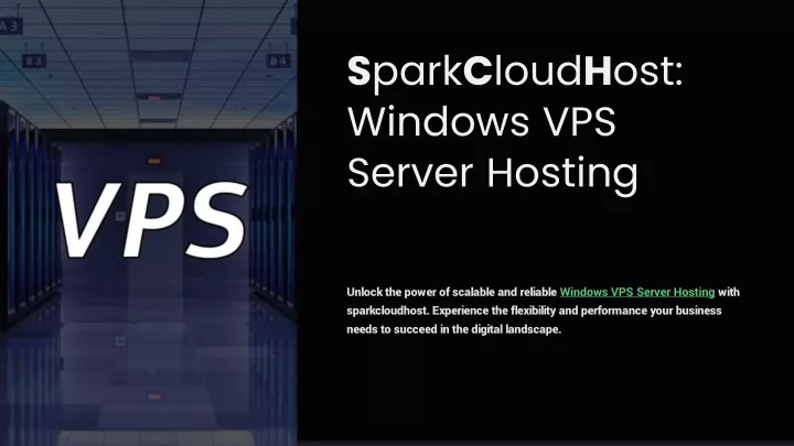 s park c loud h ost windows vps server hosting