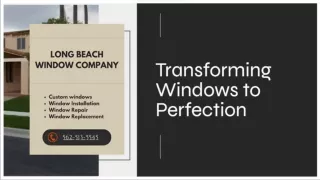 Window Repair and Installation Contractor