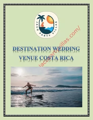 destination wedding venue costa rica