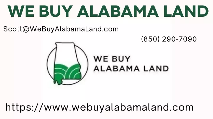 we buy alabama land