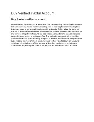 Buy Verified Paxful Account - Copy