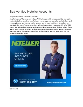 Buy Verified Neteller Accounts - Copy