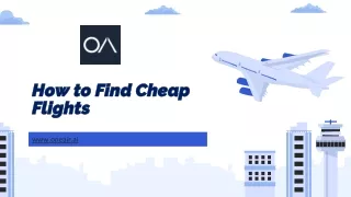 How to Find Cheap Flights - www.oneair.ai