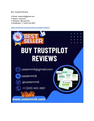 Buy Trustpilot Reviews