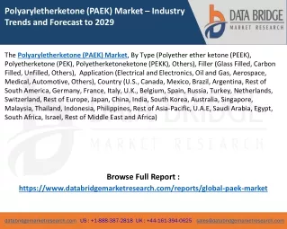 Polyaryletherketone (PAEK) Market