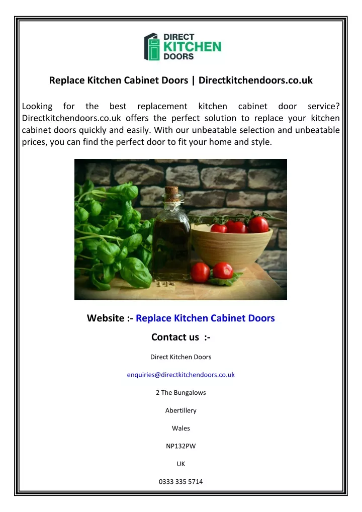 replace kitchen cabinet doors directkitchendoors