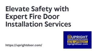 Elevate Safety with Expert Fire Door Installation Services