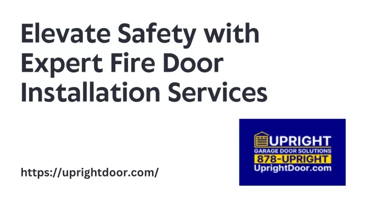 elevate safety with expert fire door installation
