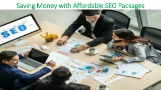 Saving Money with Affordable SEO Packages