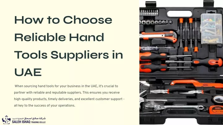 how to choose reliable hand tools suppliers in uae