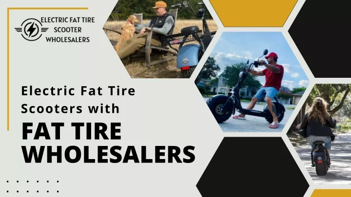 electric fat tire scooters with