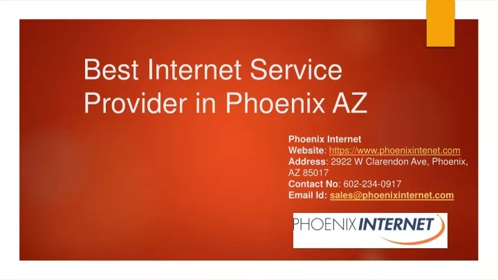 best internet service provider in phoenix az