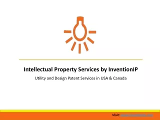 Intellectual property | Utility and Design Patent USA & Canada| InventionIP