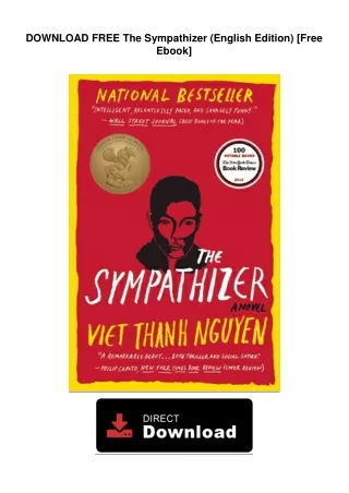 DOWNLOAD FREE  The Sympathizer (English Edition) [Free Ebook]