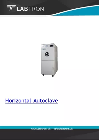 horizontal autoclave