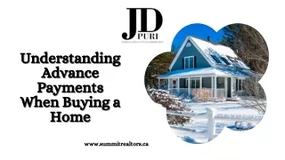 Understanding Advance Payments When Buying a Home