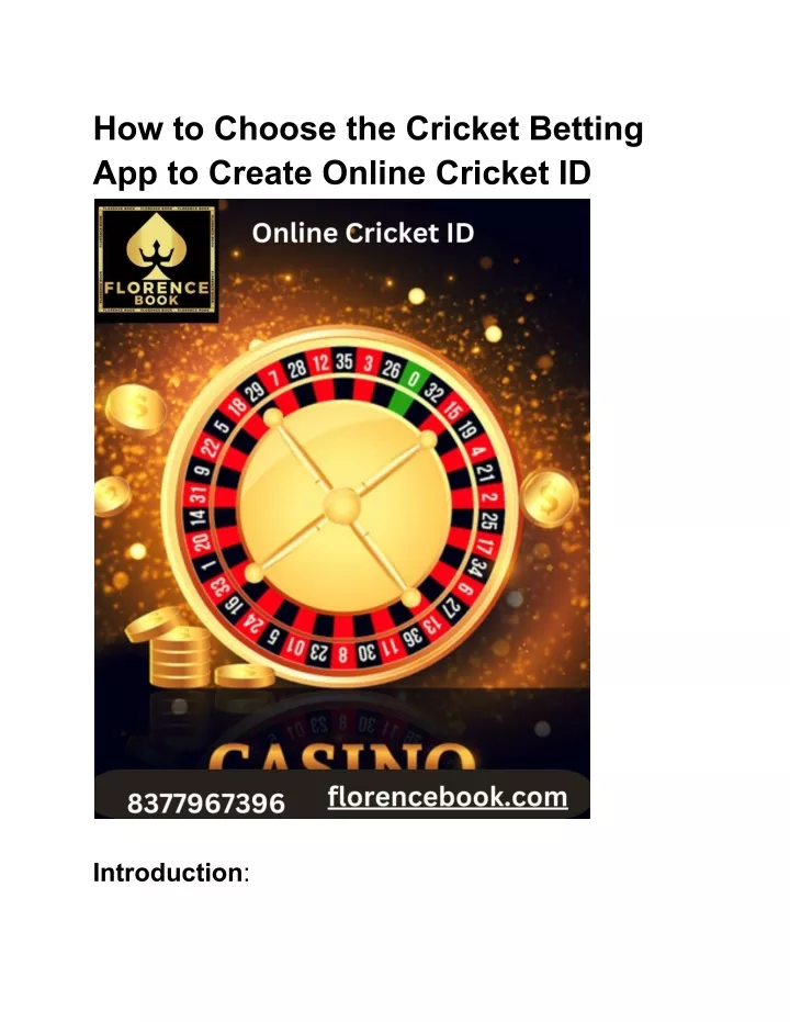 how to choose the cricket betting app to create