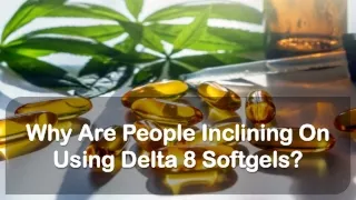 Why Are People Inclining On Using Delta 8 Softgels
