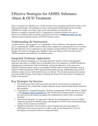 Effective Strategies for ADHD, Substance Abuse & OCD Treatment.docx