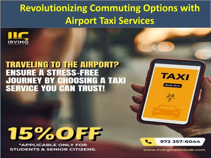 revolutionizing commuting options with airport taxi services