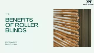 Benefits of Roller Blinds