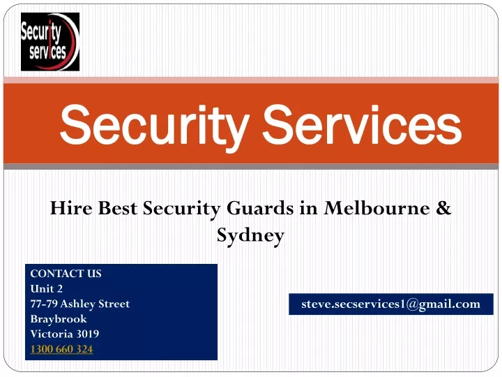 security services